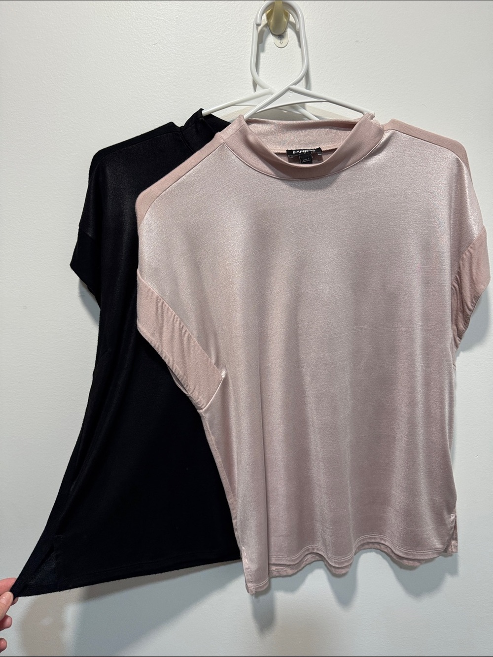 2 Shirts - Express Mock Neck Tops